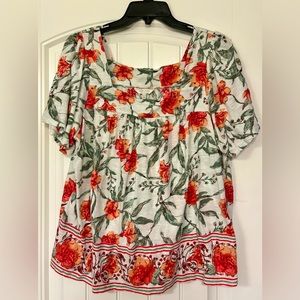 Short Sleeve Lucky Brand Top XL